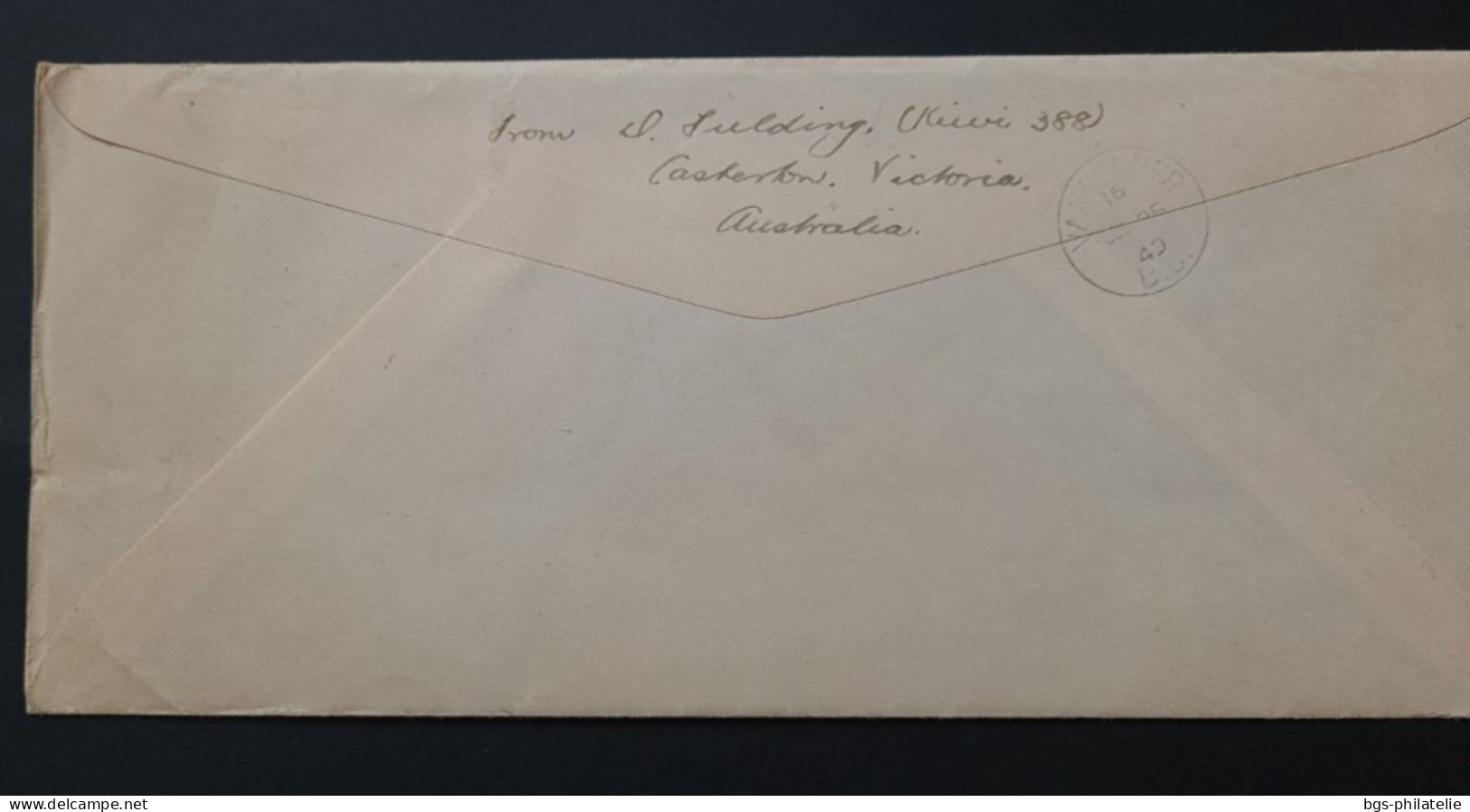 Australie Timbre Numéro PA5 Sur Enveloppe 1er Vol SIDNEY VANCOUVER. - Storia Postale