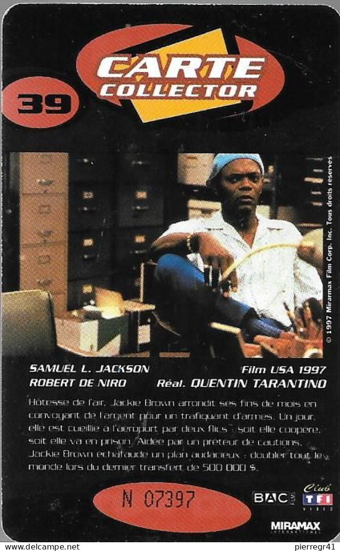 CARTE-VIDEO FUTUR-N°39-JACKIE BROWN-TBE -NEUF - Abonnement