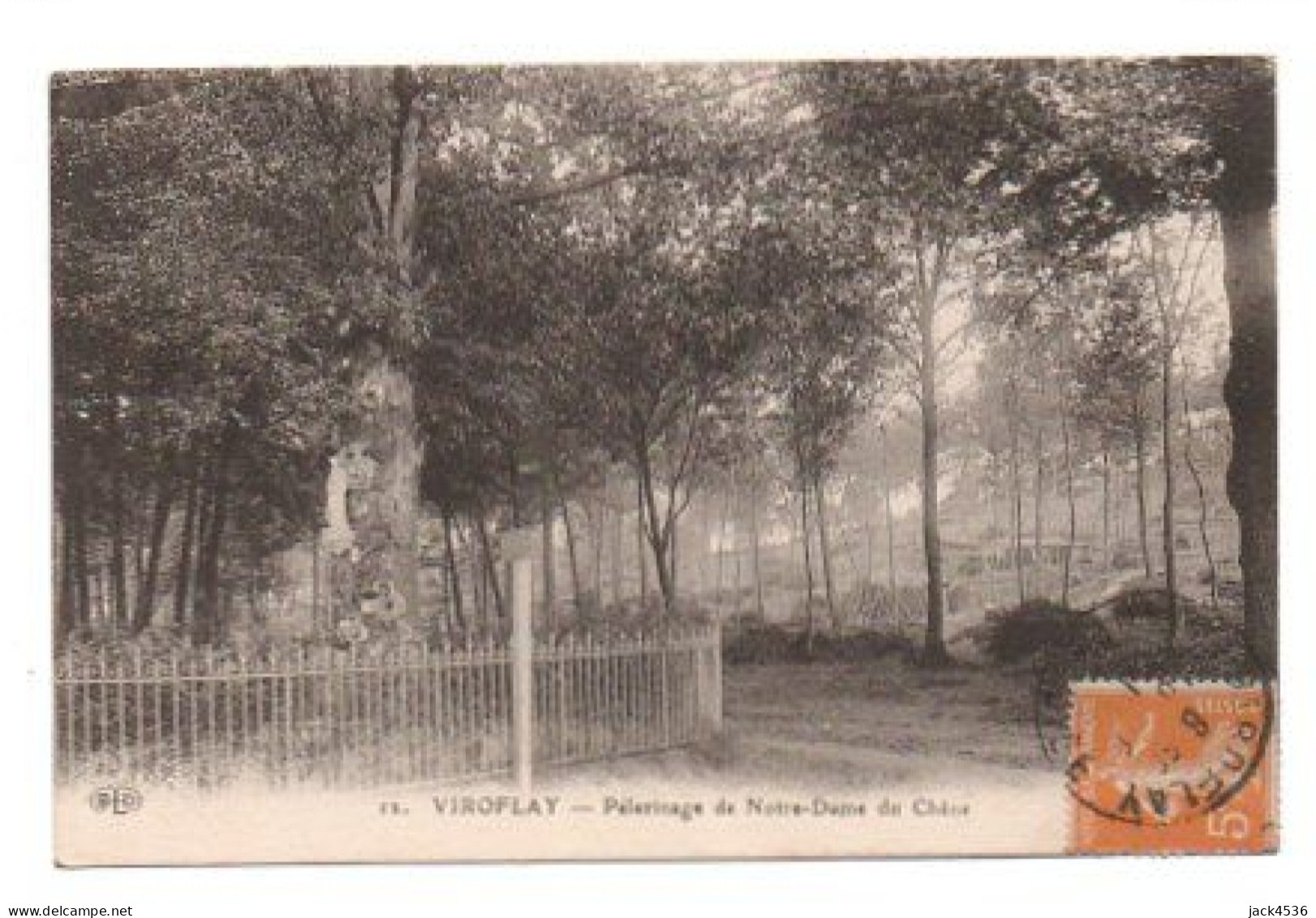 Carte Postale Ancienne - Circulé - Dép. 78 - VIROFLAY - Pèlerinage De NOTRE DAME Du CHENE - Viroflay