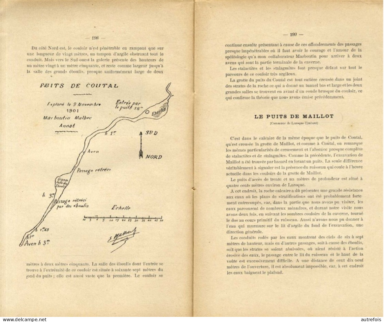 REVUE DE L AGENAIS  AGEN 1902  -  QUELQUES GROTTES DE L AGENAIS  -  PAGES 175 A  271 - Aquitaine