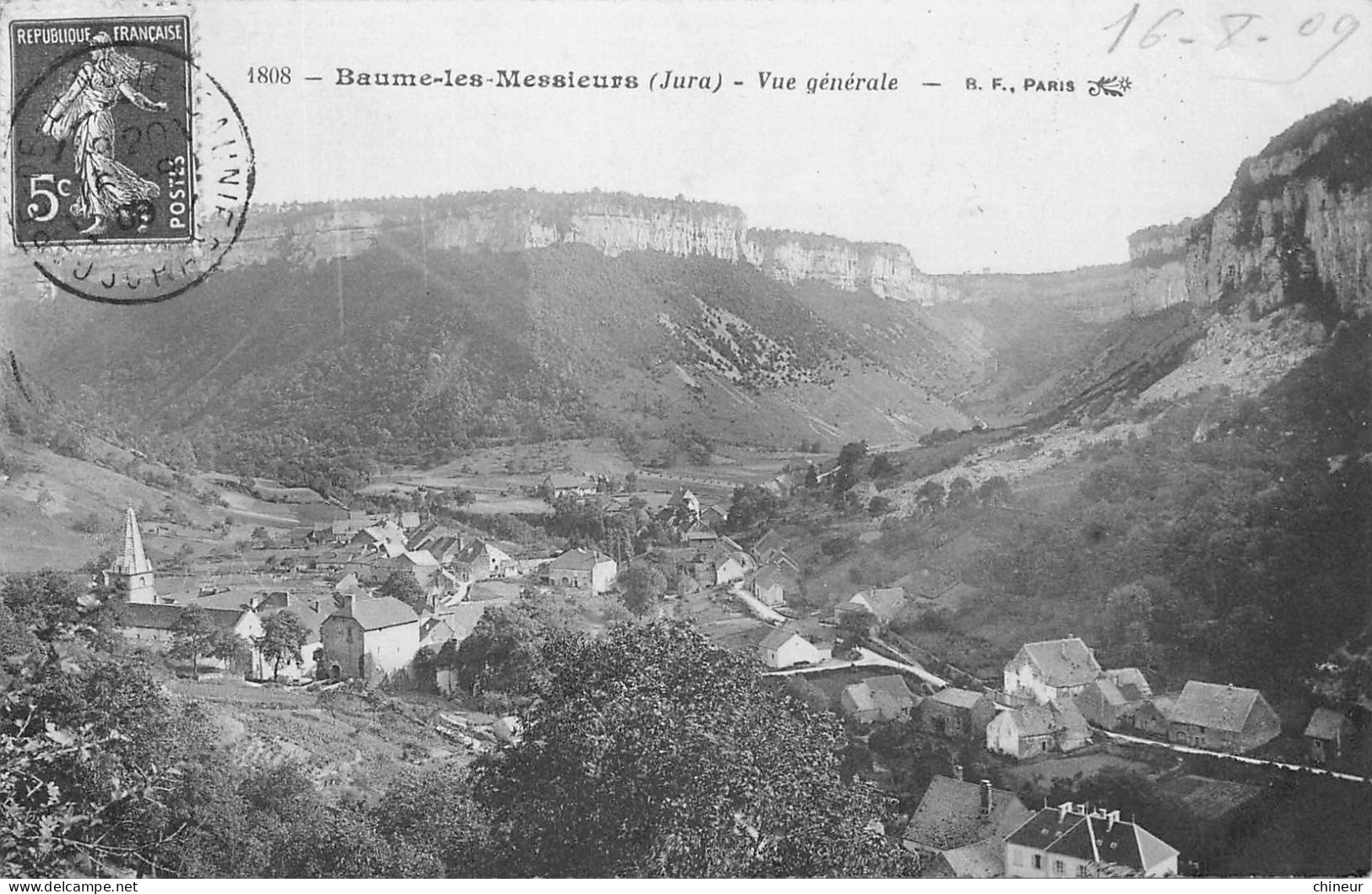 BAUME LES MESSIEURS VUE GENERALE - Baume-les-Messieurs