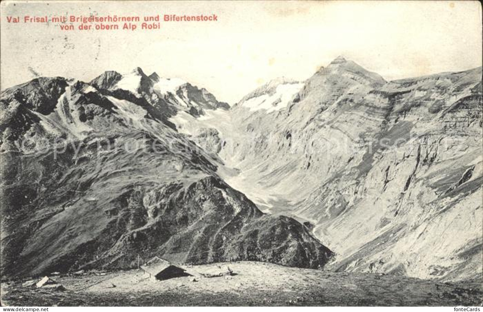 12031250 Bifertenstock Brigelserhoerner Val-Frisal Von Alp-Robi Gesehen Biferten - Altri & Non Classificati