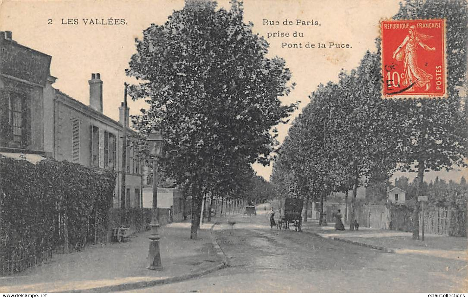 Colombes.  Les Vallées      92      Rue De Paris Prise Du Pont De La Puce     N° 2   (voir Scan) - Colombes