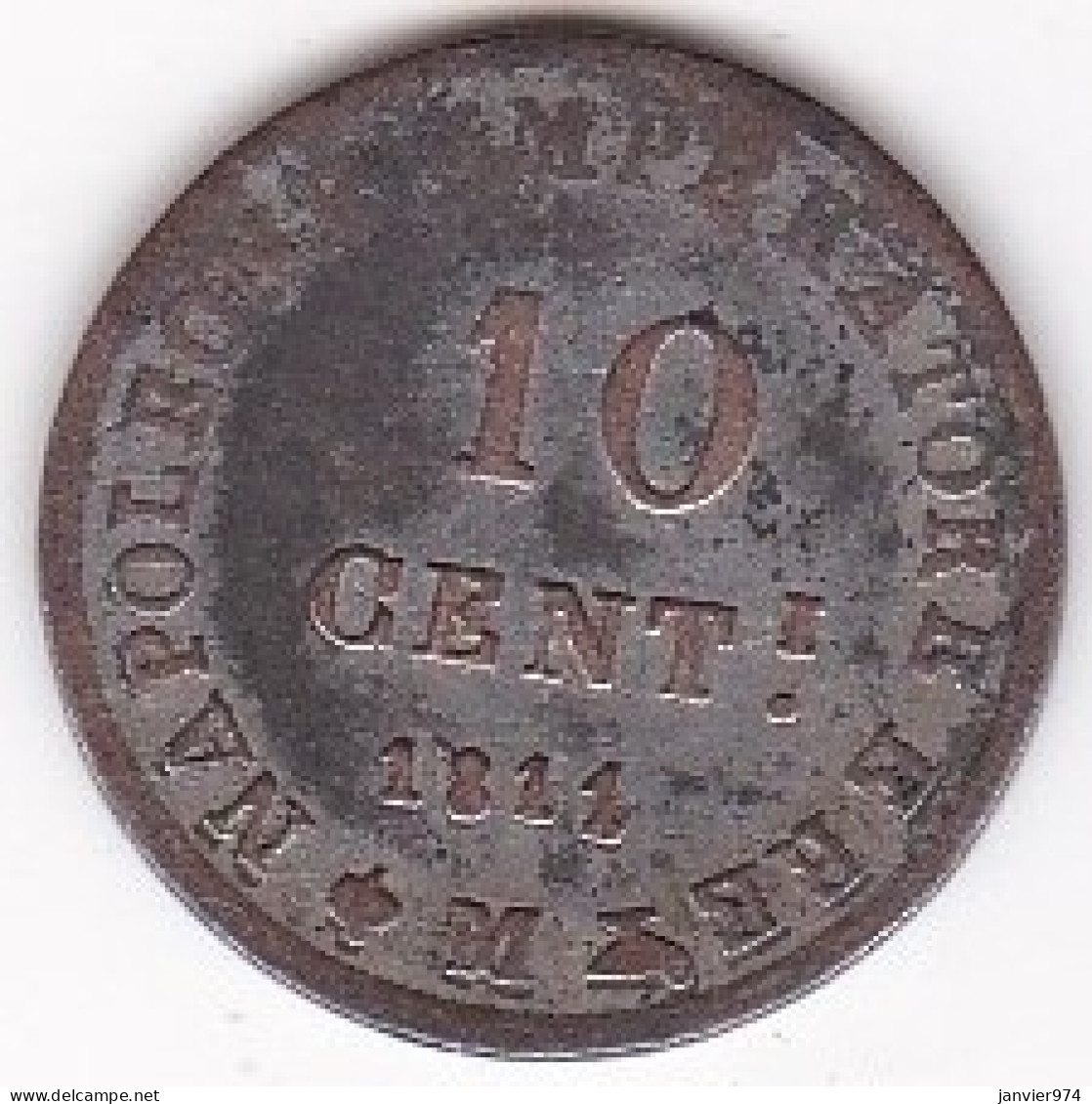 Napoleone / Napoléon I . 10 Centesimi 1811 M Milano - Napoléonniennes