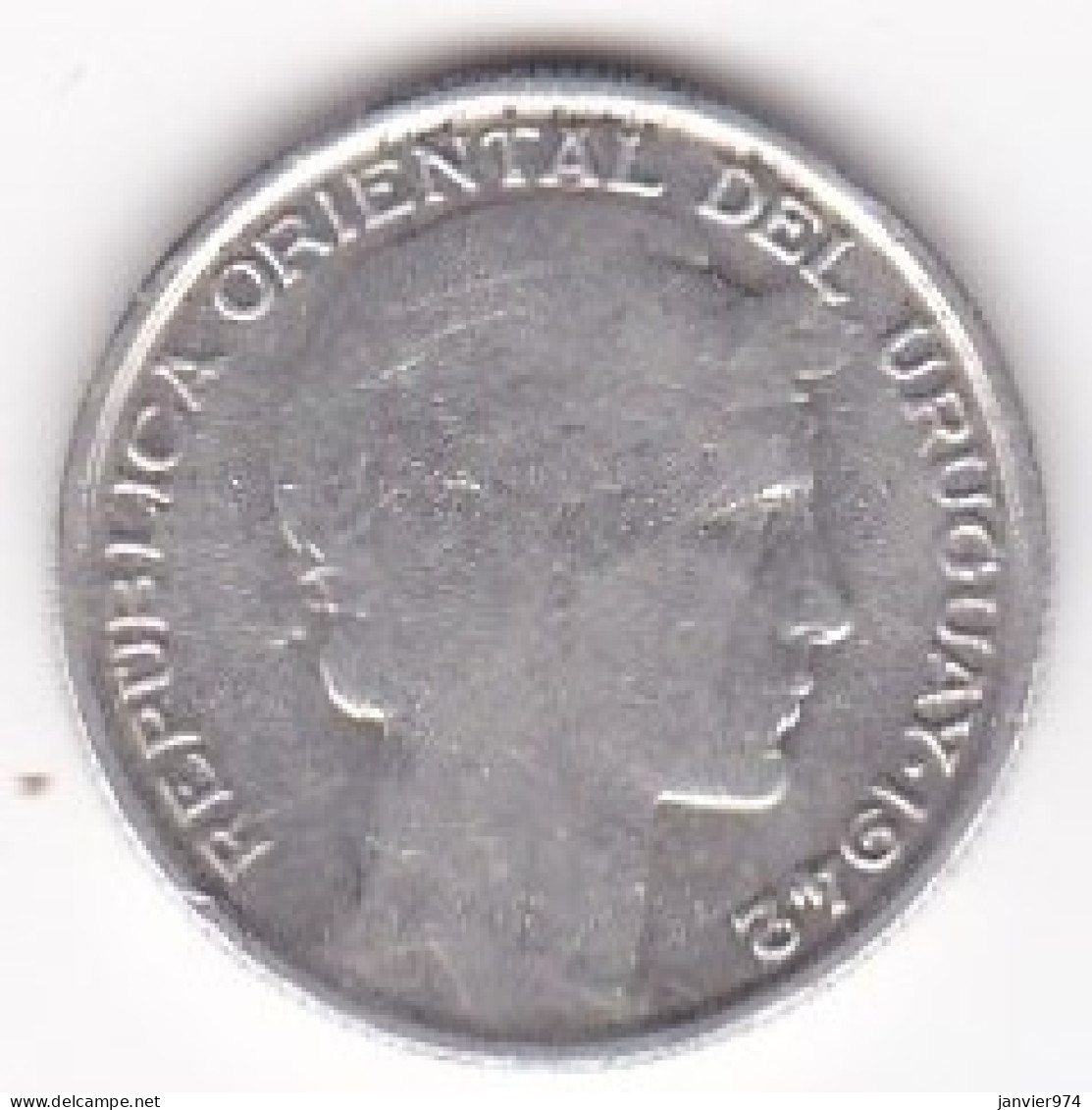 Uruguay. 20 Centesimos 1942, En Argent , KM# 29 - Uruguay