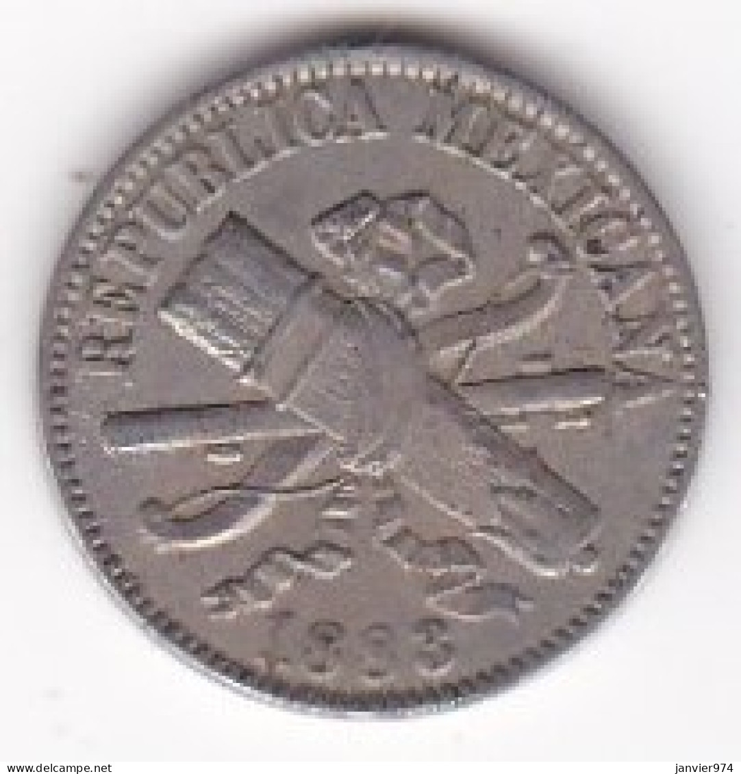 Mexique 1 Centavo 1883 , En Cupronickel, KM# 392 - Mexiko