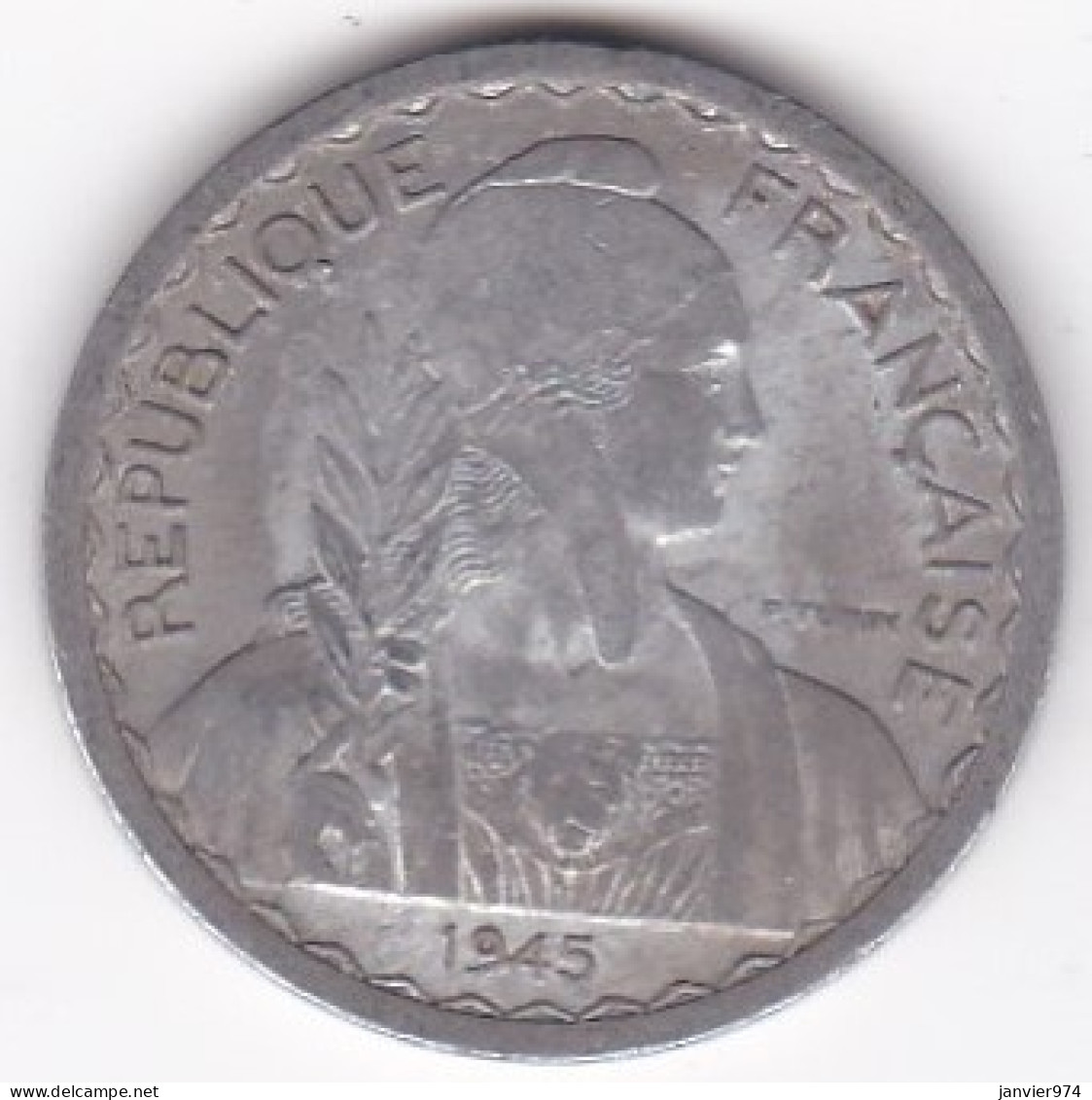 Indochine Française. 20 Cent 1945 Paris. Aluminium, Lec# 250 - Indochina Francesa