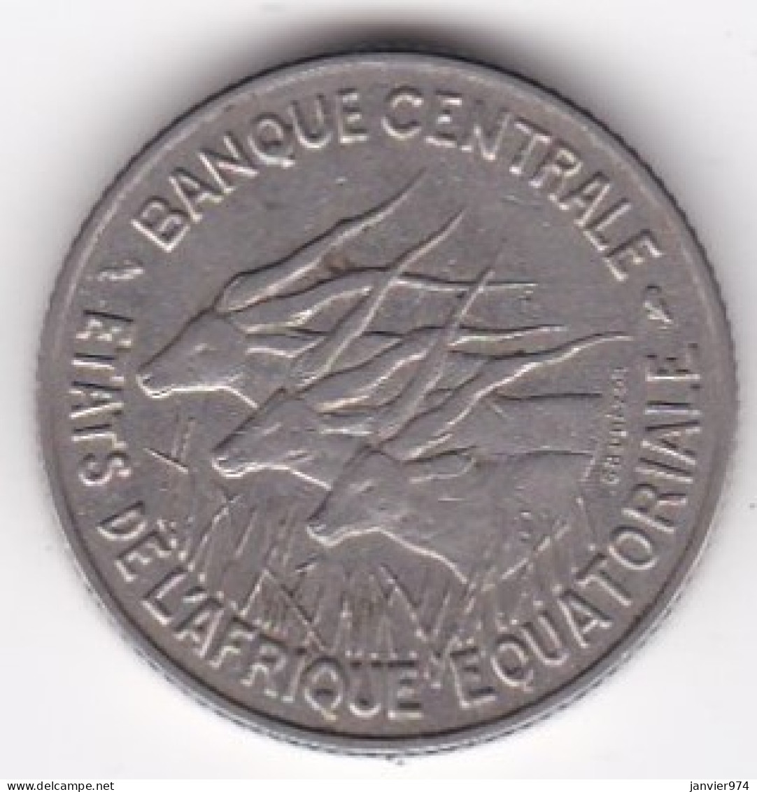 Etats De L'Afrique Equatoriale Banque Centrale. 100 Francs 1966 . En Nickel,  KM# 5 - Altri – Africa
