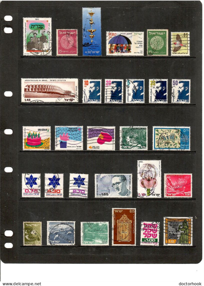 ISRAEL---Collection Of USED DL-1307 - Collections (sans Albums)