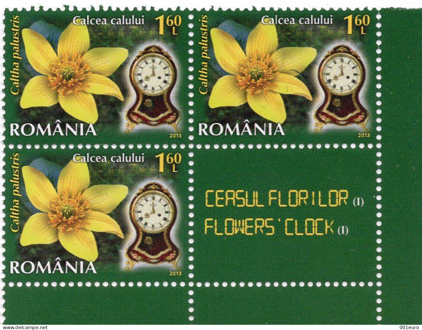 ROMANIA 2013 : LARGE SHEET CORNER SPECIAL LABEL, Unused Stamps - Registered Shipping! - Errors, Freaks & Oddities (EFO)