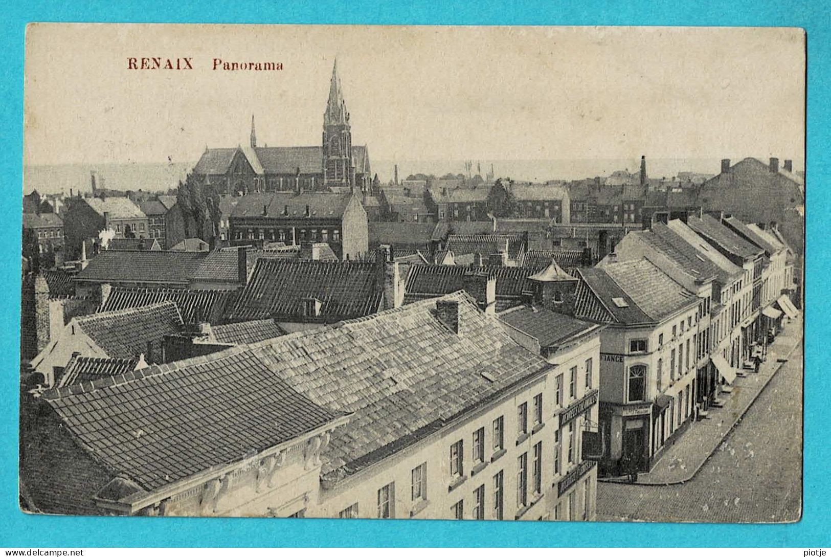 * Ronse - Renaix (Oost Vlaanderen) * (E. & B. - Edit Du Bazar Parisien, Louis Dieu) Panorama, Vue Générale, église - Ronse