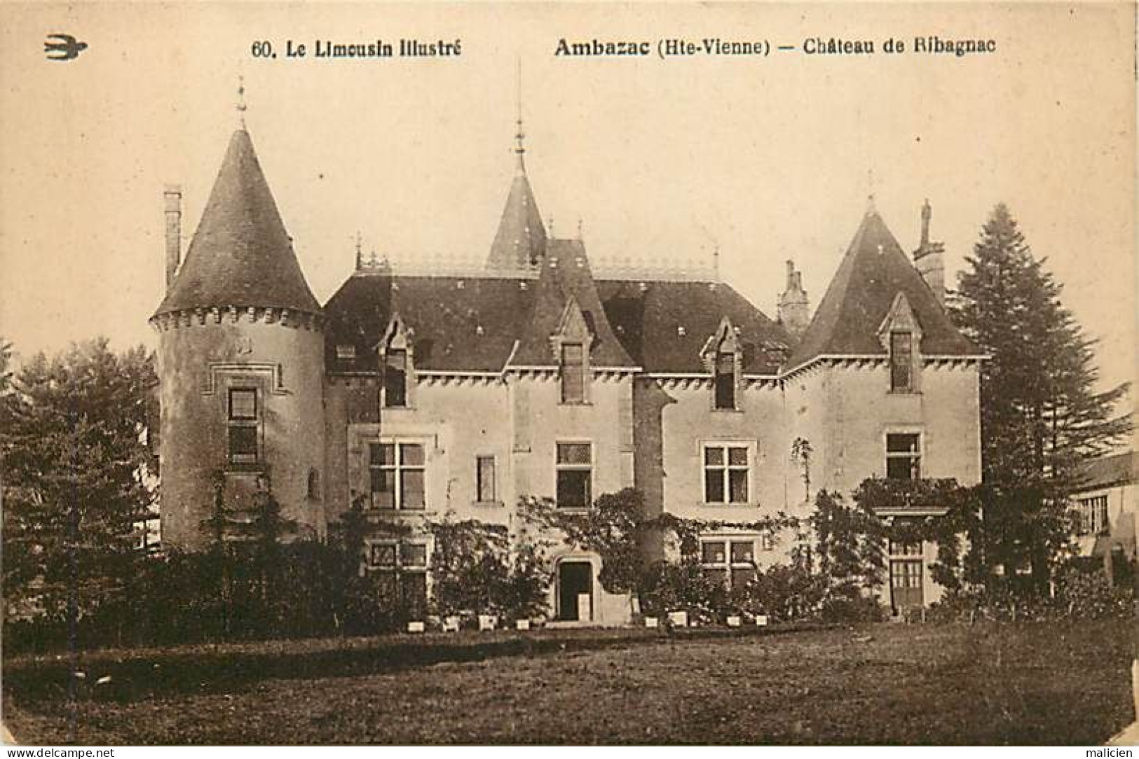 - Haute Vienne -ref-A394- Ambazac - Château De Ribagnac - Châteaux - - Ambazac