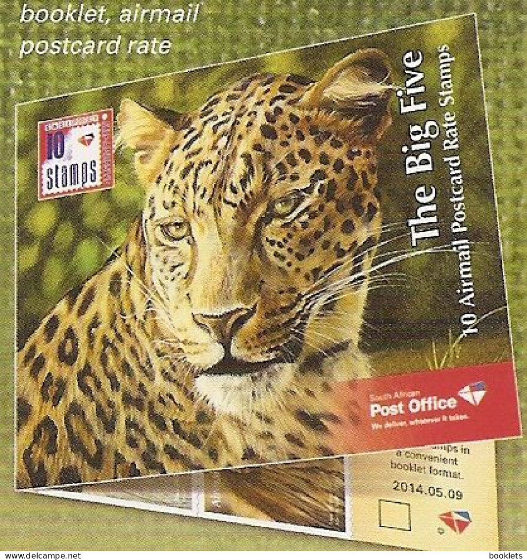 SOUTH AFRICA, 2017, Booklet 82a,  The Big Five, Date On Margin 2017.06.09 - Booklets