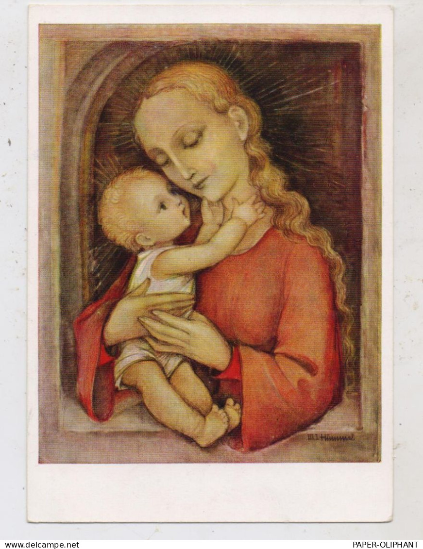 KÜNSTLER - ARTIST - HUMMEL, "Madonna In Rot" - Hummel