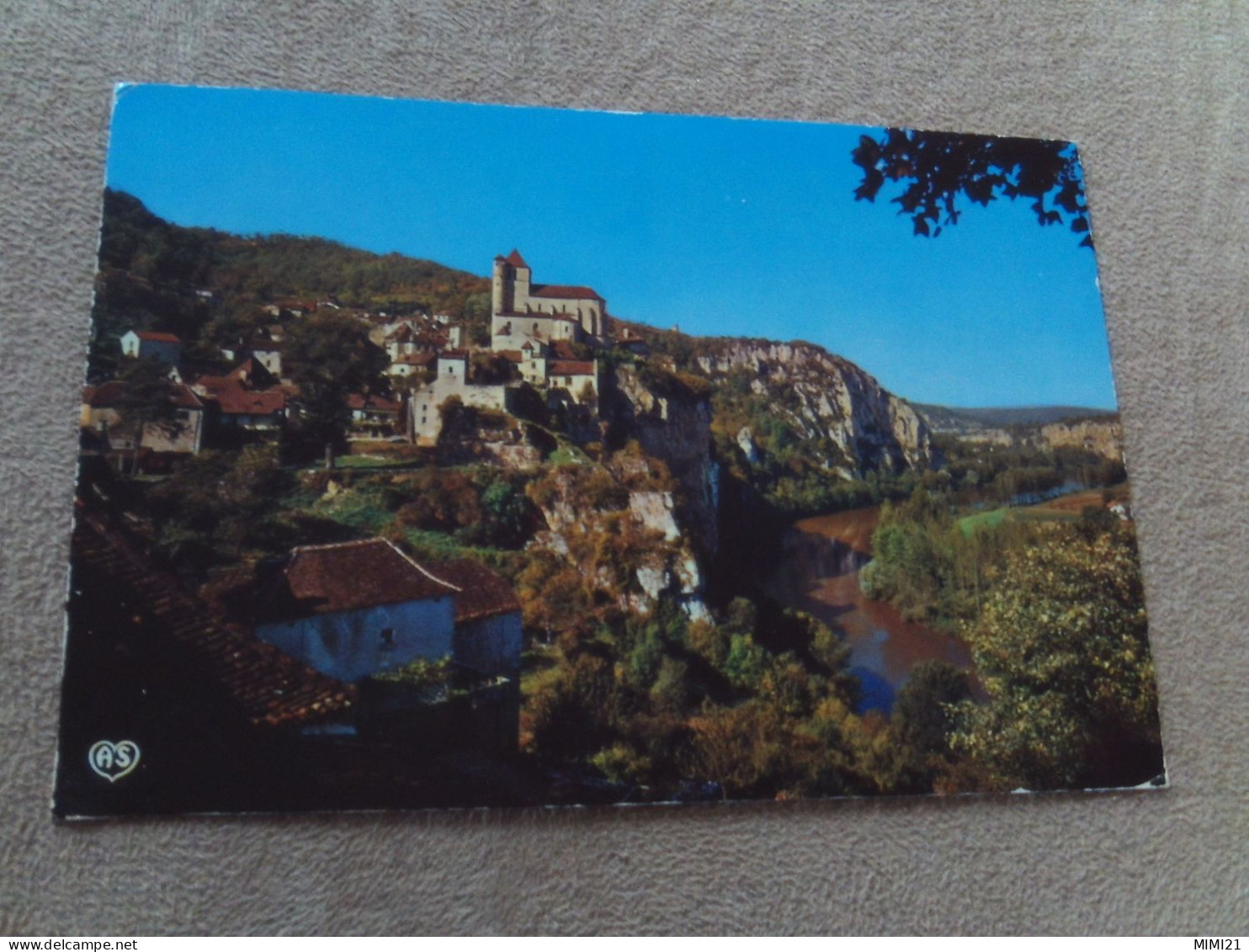 BELLE CARTE ...VUE GENERALE ...PREMIER VILLAGE DE FRANCE - Saint-Cirq-Lapopie