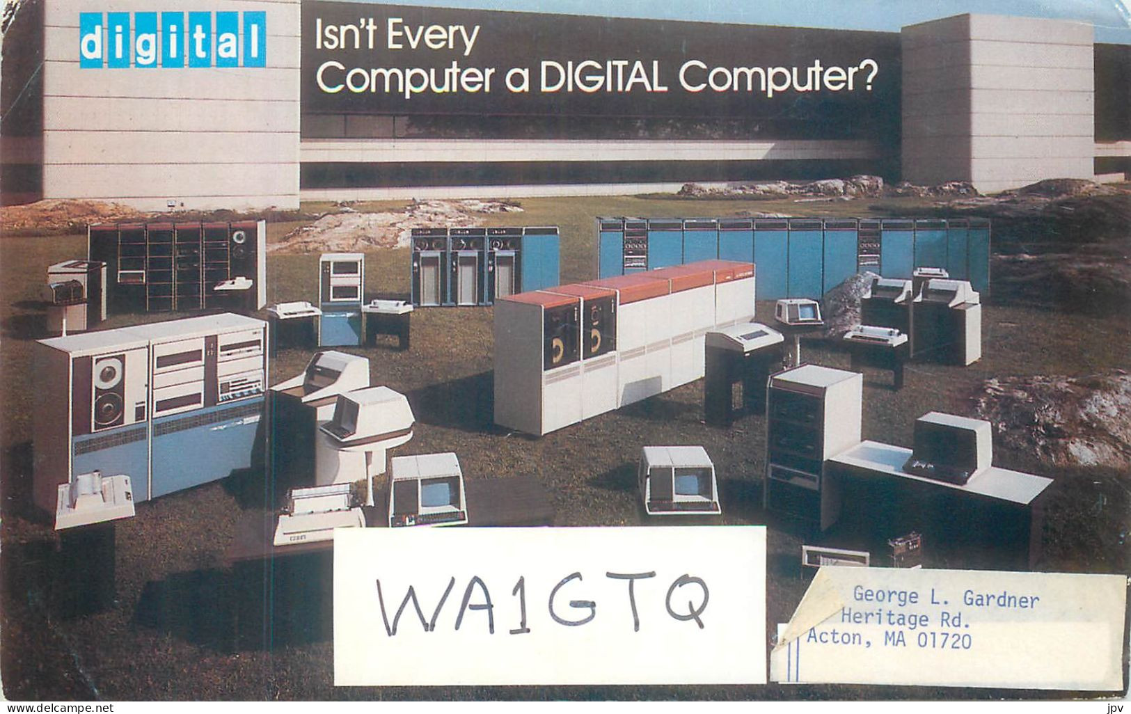 CARTE QSL : ACTON. MASSACHUSSETS. 1978. - Other & Unclassified