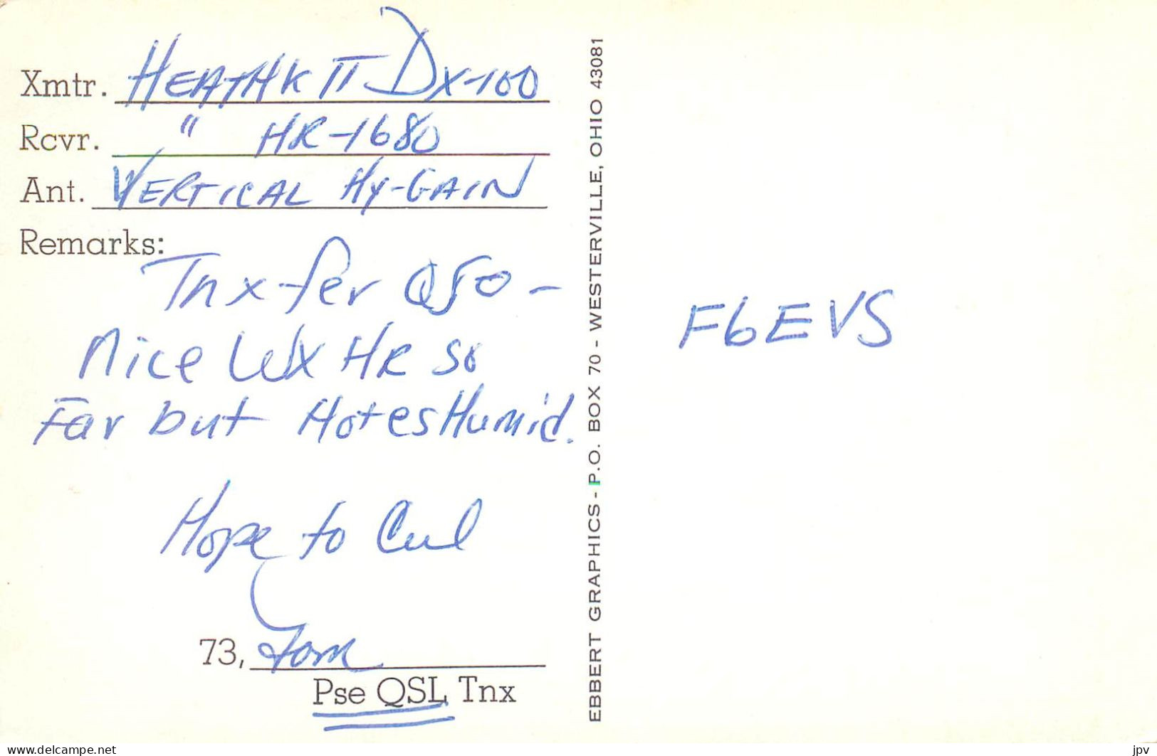 CARTE QSL : RIDGEFIELD . CONNECTICUT. USA. 1978. - Other & Unclassified
