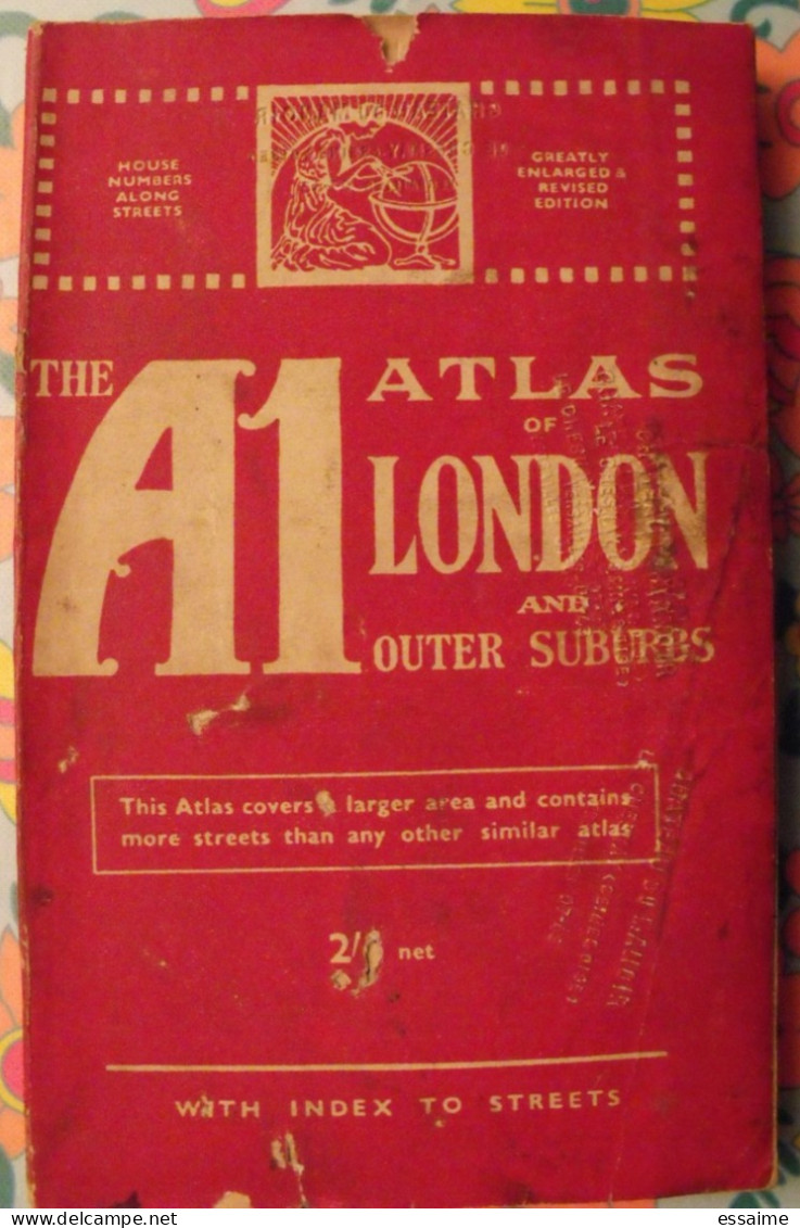 A1 The Atlas Of London And Outer Suburbs. Plans De Londres Par Quartiers. Sd (vers 1930) - Cultura