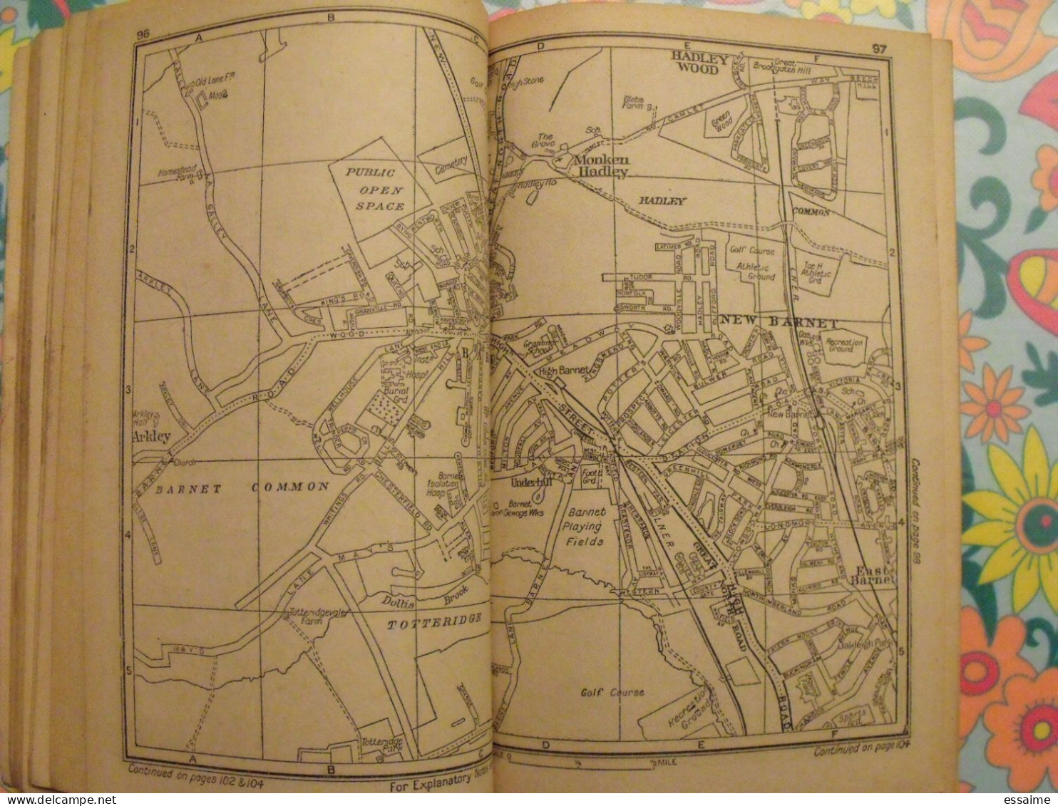 A1 The Atlas Of London And Outer Suburbs. Plans De Londres Par Quartiers. Sd (vers 1930) - Cultural