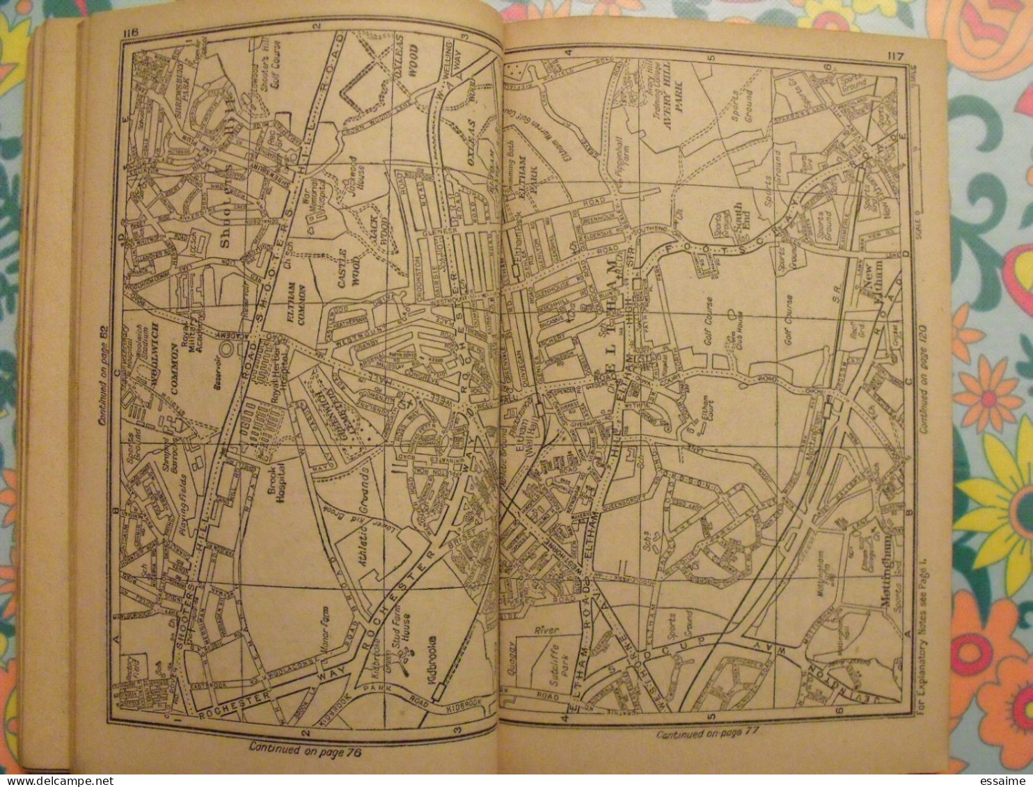 A1 the atlas of London and outer suburbs. plans de Londres par quartiers. sd (vers 1930)