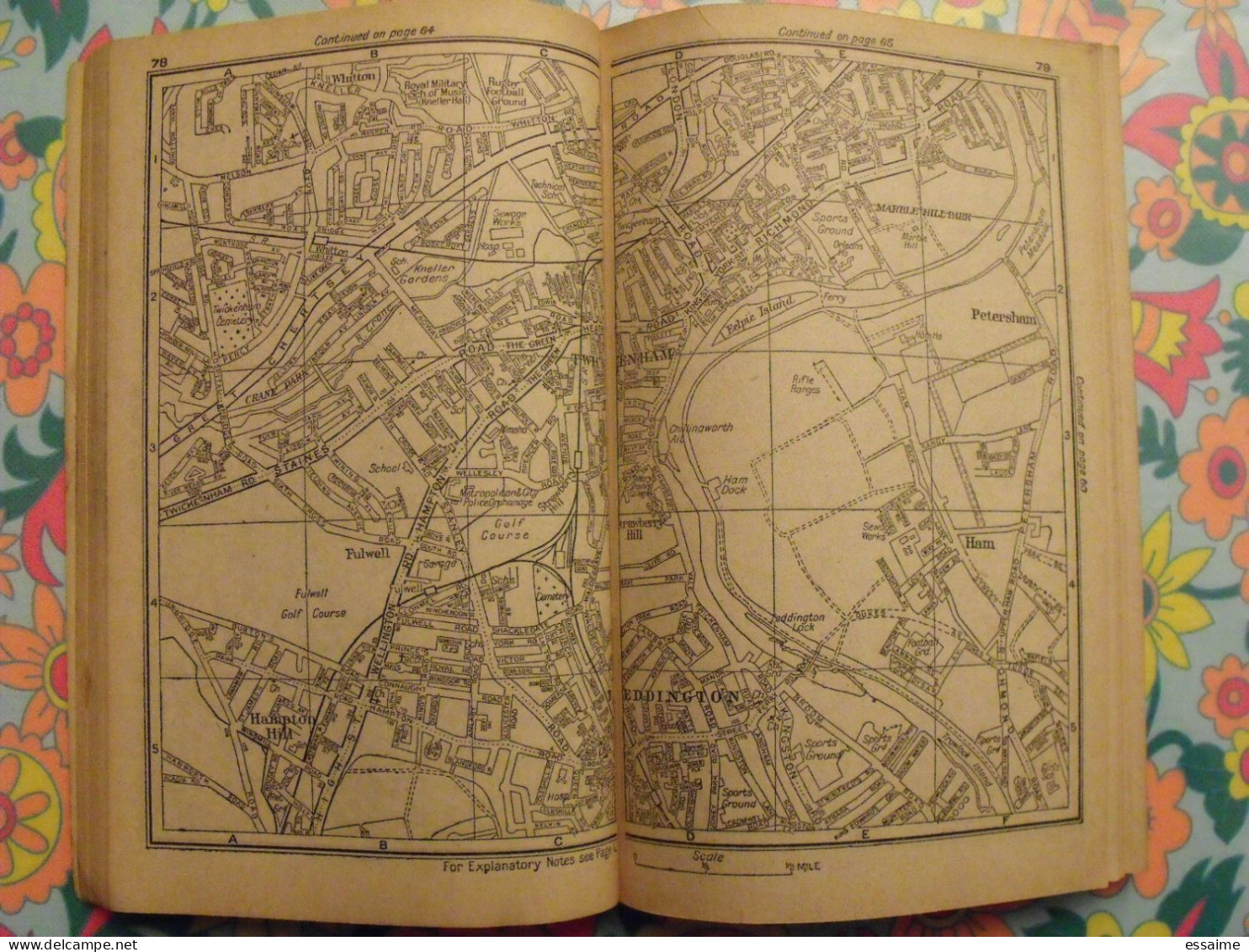 A1 the atlas of London and outer suburbs. plans de Londres par quartiers. sd (vers 1930)