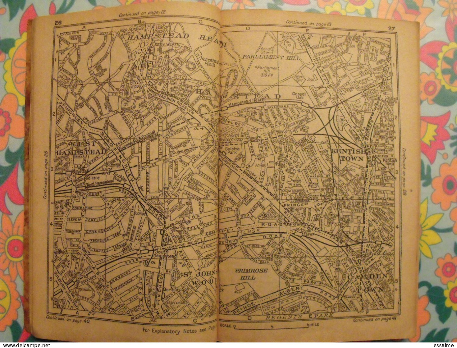 A1 the atlas of London and outer suburbs. plans de Londres par quartiers. sd (vers 1930)