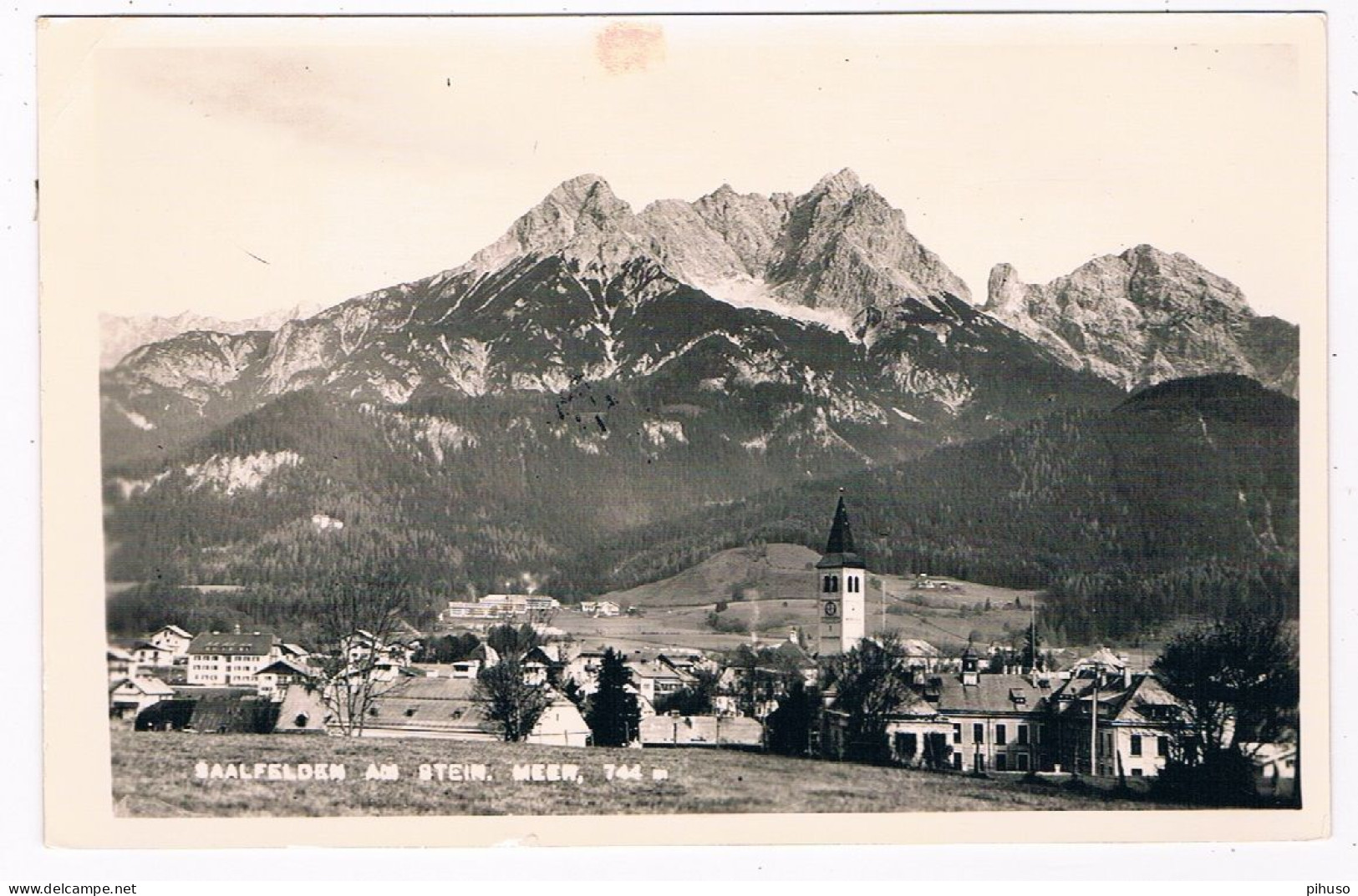 A-6095  SAALFELDEN  Am STEINER MEER : - Saalfelden