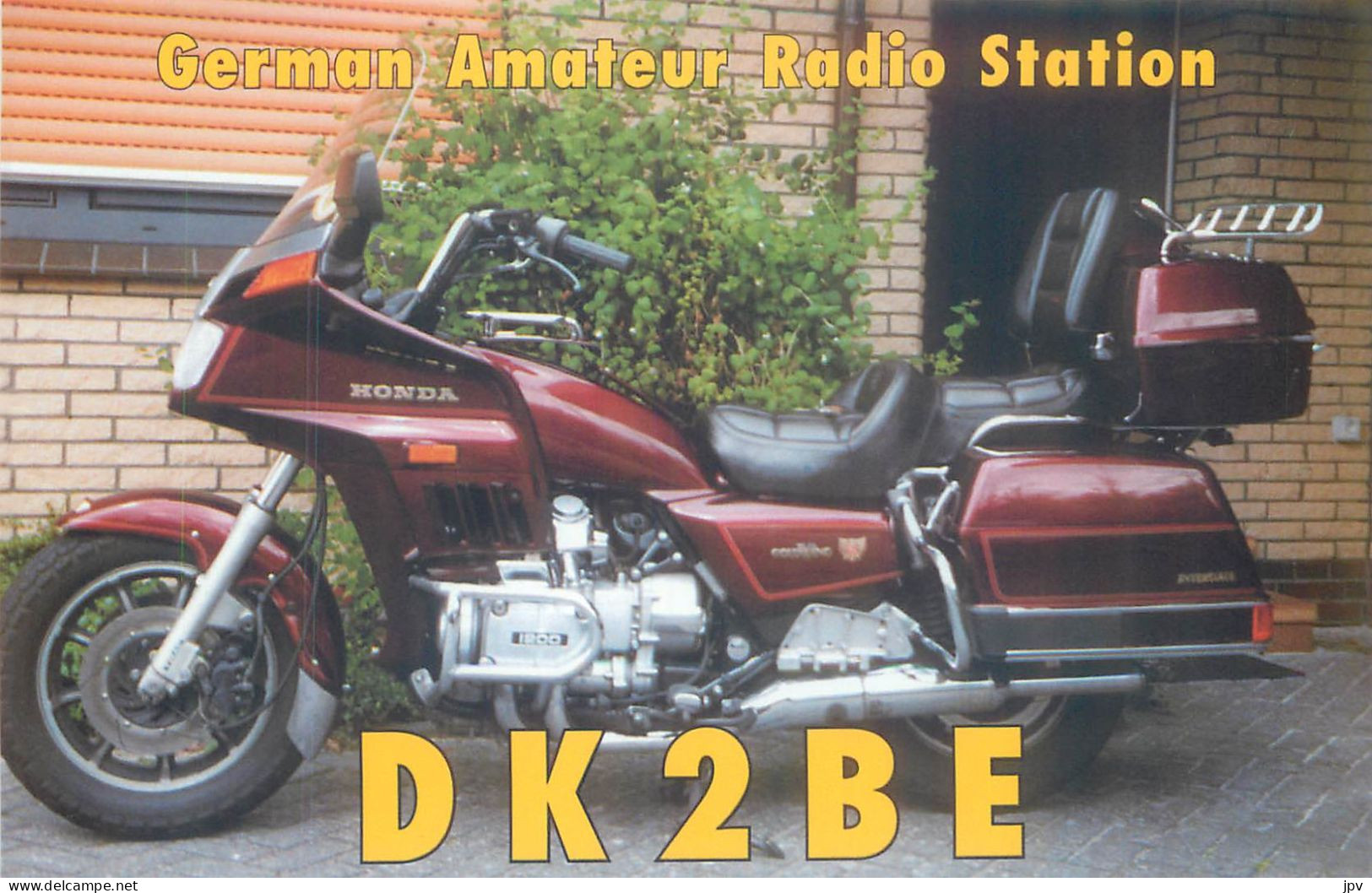 CARTE QSL : WIESMOR . ALLEMAGNE. GERMANY. ( BELLE MOTO HONDA 1200 ). - Other & Unclassified