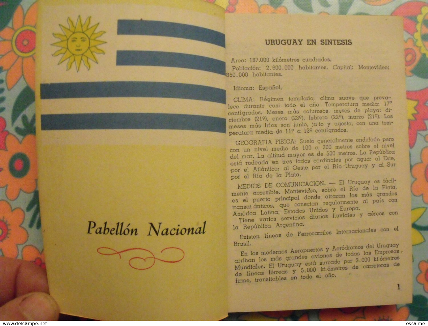 Guia Oficial Uruguay 1948-1949. Oficina Nacional De Turismo. Montevideo, Colonia. Sd (vers 1930) - Ontwikkeling