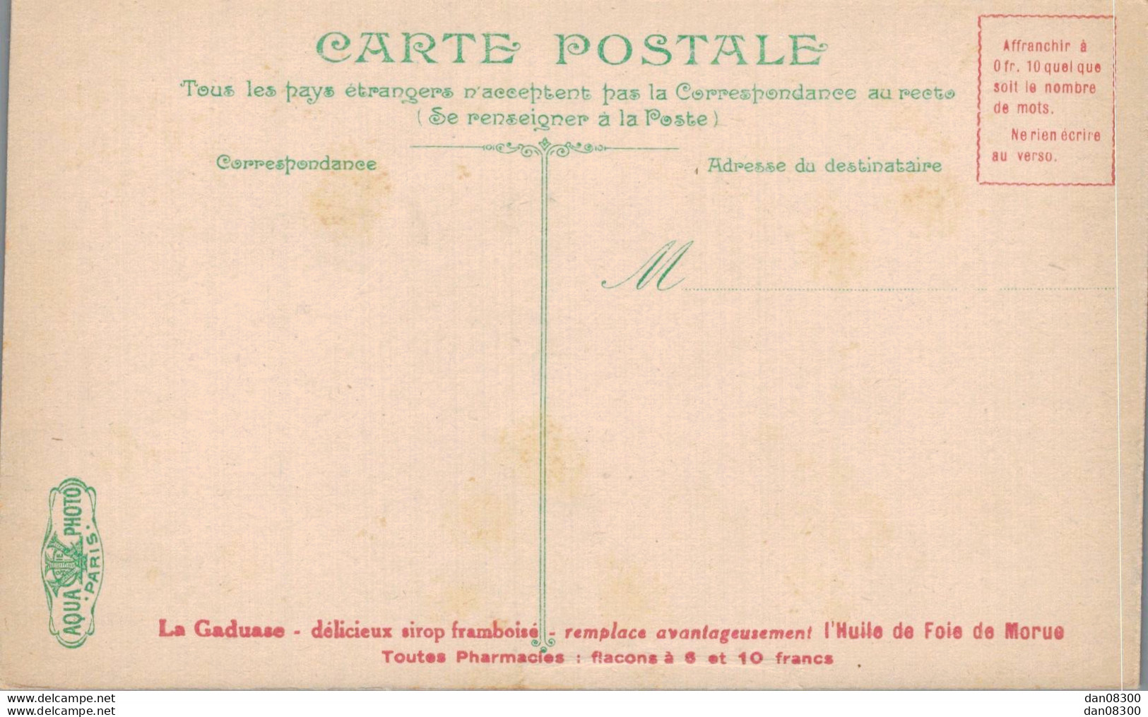 VUE DE MER BARQUE A VOILE POUR LA PECHE PUB LA CADUASE SIROP DE FRAMBOISE QUI REMPLACE L'HUILE DE FOIE DE MORUE - Visvangst