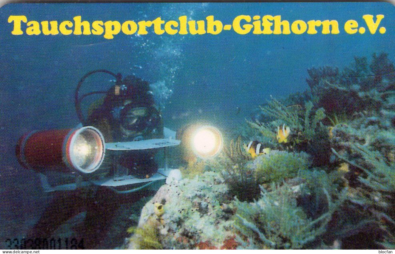 Tauchen TK K 889/1993 O 30€ Tauchsport-Club Gifhorn Meeres-Fauna Unter-Wasser-Fotos TC Sport Phonecard Of Germany - K-Serie : Serie Clienti