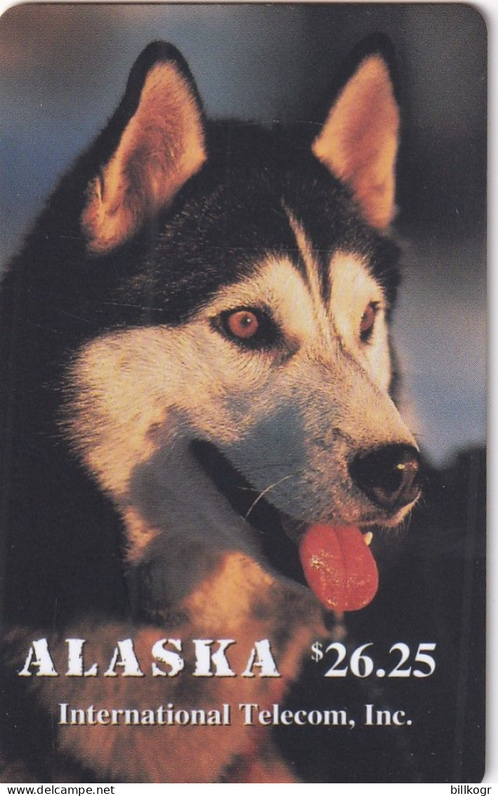 ALASKA(chip) - Alaskan Sled Dogs/Quiet Husky, Tirage 1500, 12/95, Mint - Autres - Amérique