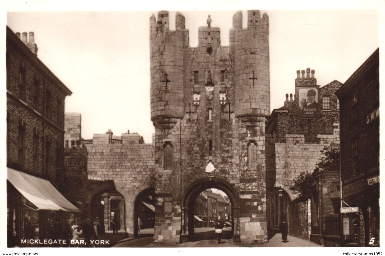 YORK, MICKLEGATE BAR, ARCHITECTURE, CASTLE, UNITED KINGDOM - York