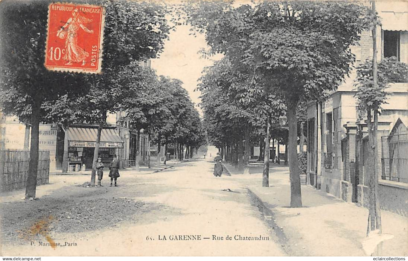 La Garenne Colombes         92        Rue De Chateaudun   N° 65    (Voir Scan) - La Garenne Colombes