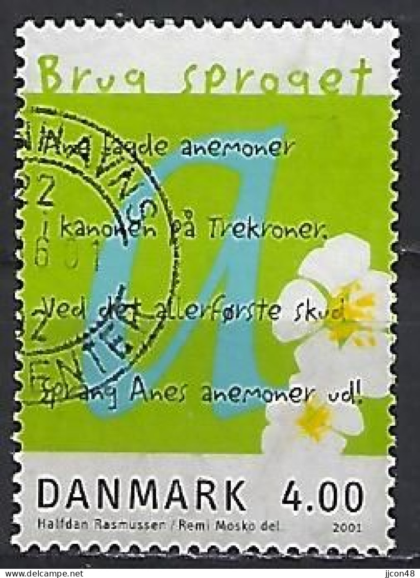 Denmark  2001  European Year Of Languages   (o) Mi.1271 - Oblitérés