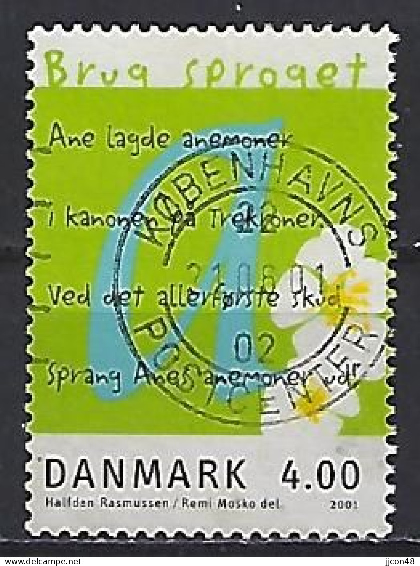 Denmark  2001  European Year Of Languages   (o) Mi.1271 - Oblitérés