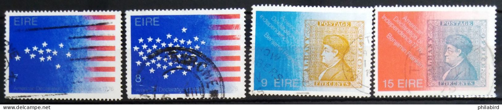IRLANDE                     N° 342/345                      OBLITERE - Used Stamps