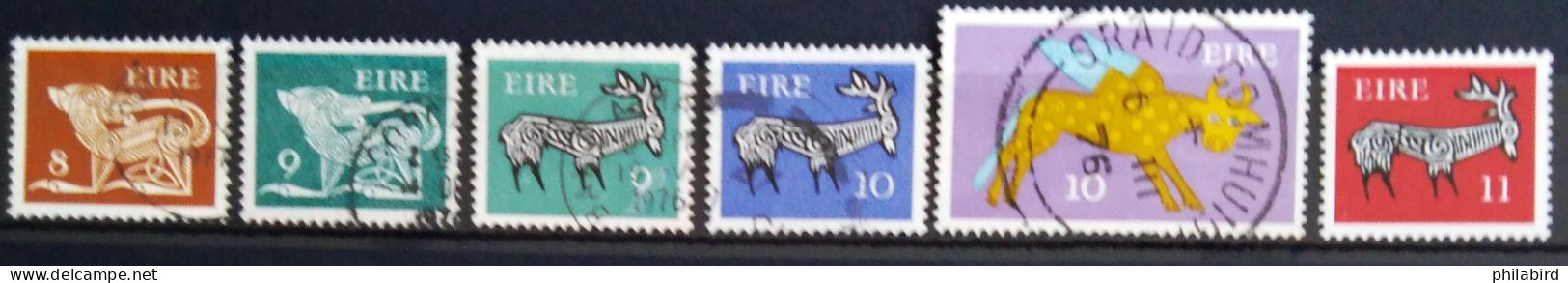 IRLANDE                     N° 348/351                      OBLITERE - Used Stamps