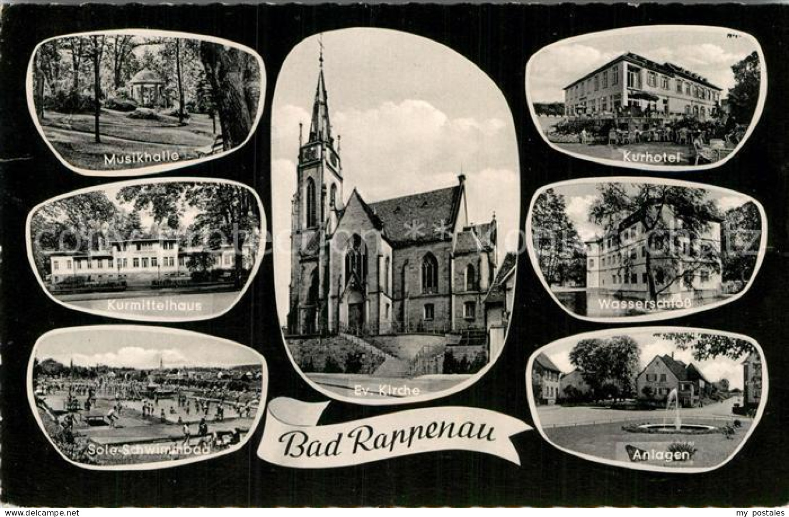 42930229 Bad Rappenau Musikhalle Kurhotel Kurmittelhaus Soleschwimmbad Kirche Sc - Bad Rappenau