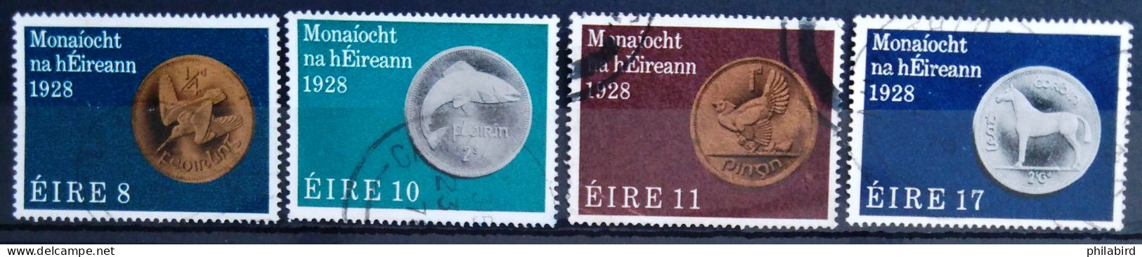 IRLANDE                     N° 386/389                      OBLITERE - Used Stamps