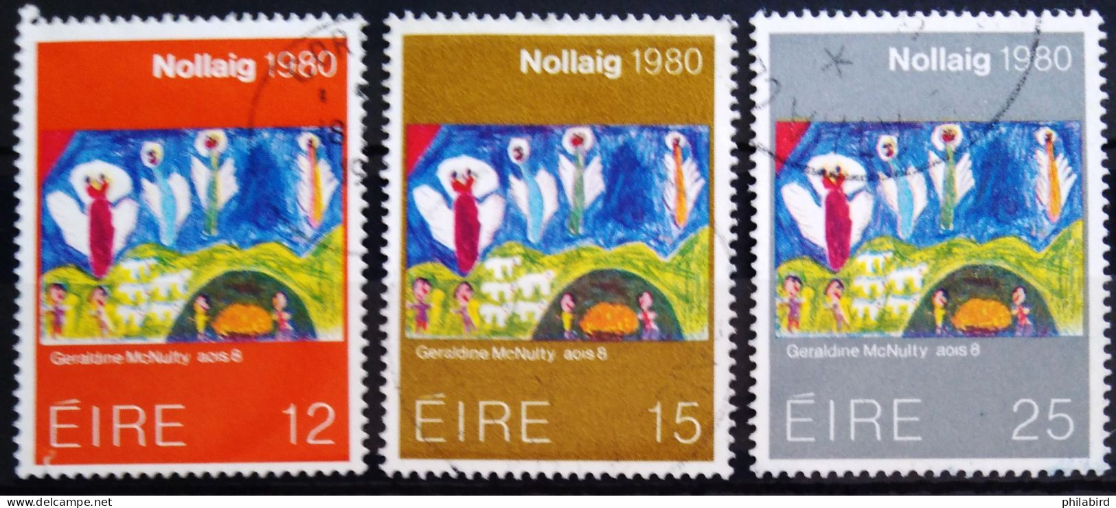 IRLANDE                     N° 433/435                      OBLITERE - Used Stamps