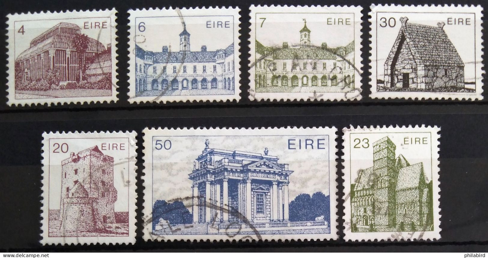 IRLANDE                     N° 495/501                      OBLITERE - Used Stamps