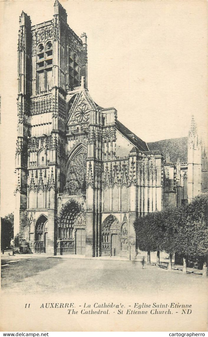 France Yonne Auxerre Cathedrale St. Etienne - Kirchen U. Kathedralen