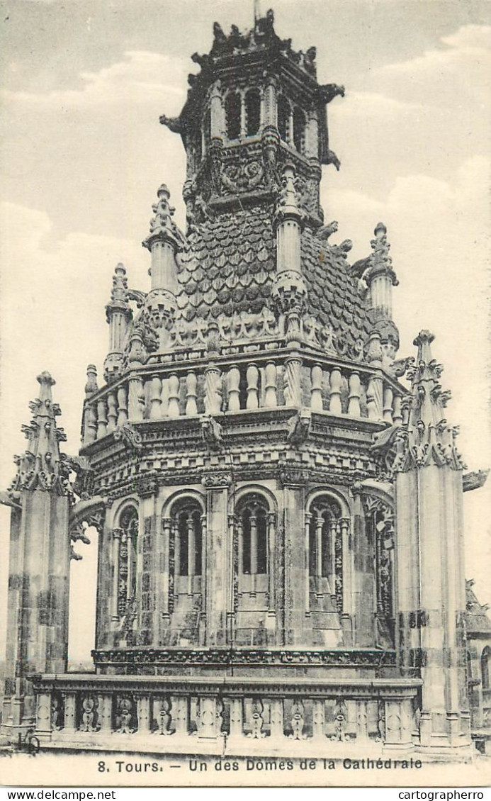 France Indre-et-Loire Tours Cathedrale - Kirchen U. Kathedralen