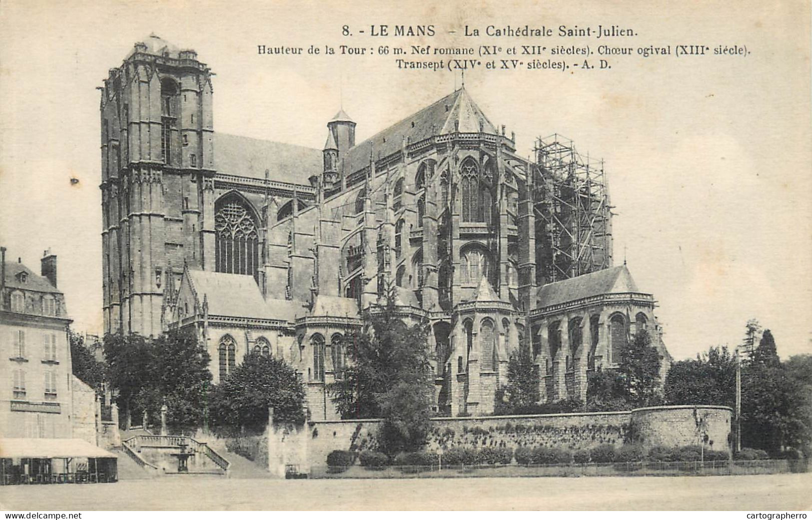 France Sarthe Le Mans  Cathedrale Saint Julien - Kirchen U. Kathedralen