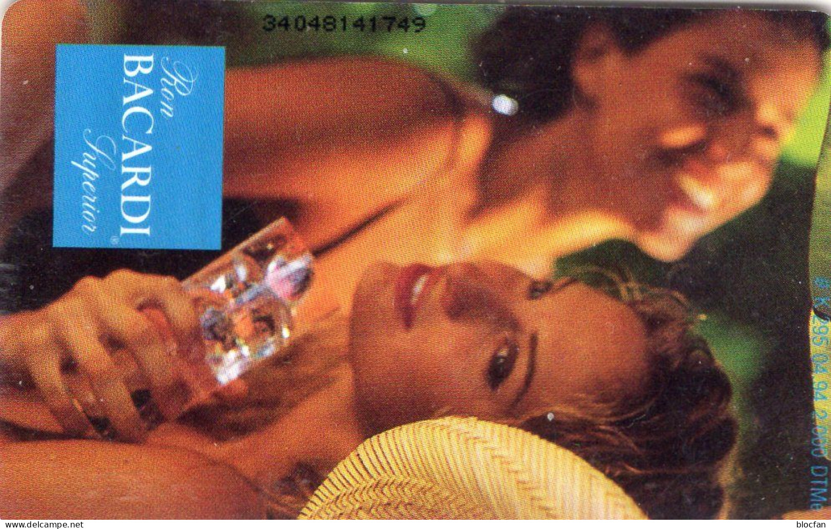 BarcadiColaMix TK K 295/1994 O 25€ Barcadi-Fledermaus Glas Mit Rum Erfrischungs-Getränk TC Ron Cola Phonecard Of Germany - K-Serie : Serie Clienti