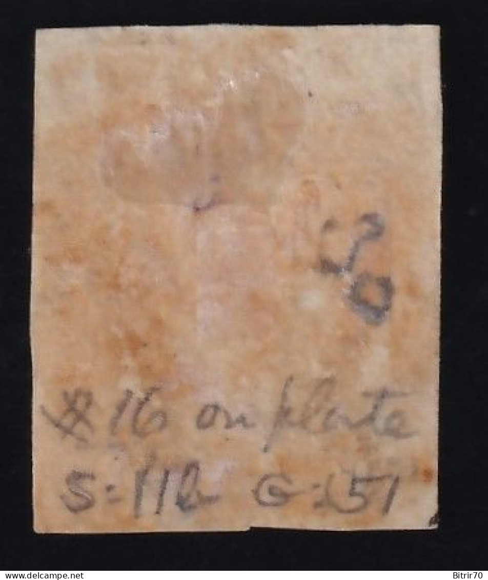 New South Wales, 1855  Y&T. 10, [Papel Grueso Amarillento.] - Usados