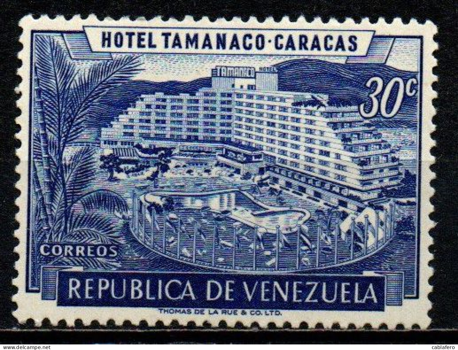 VENEZUELA - 1957 - Hotel Tamanaco, Caracas - MNH - Venezuela