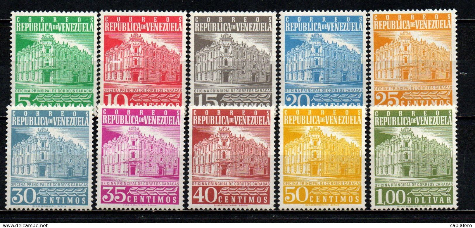 VENEZUELA - 1958 - Main Post Office, Caracas - MNH - Venezuela