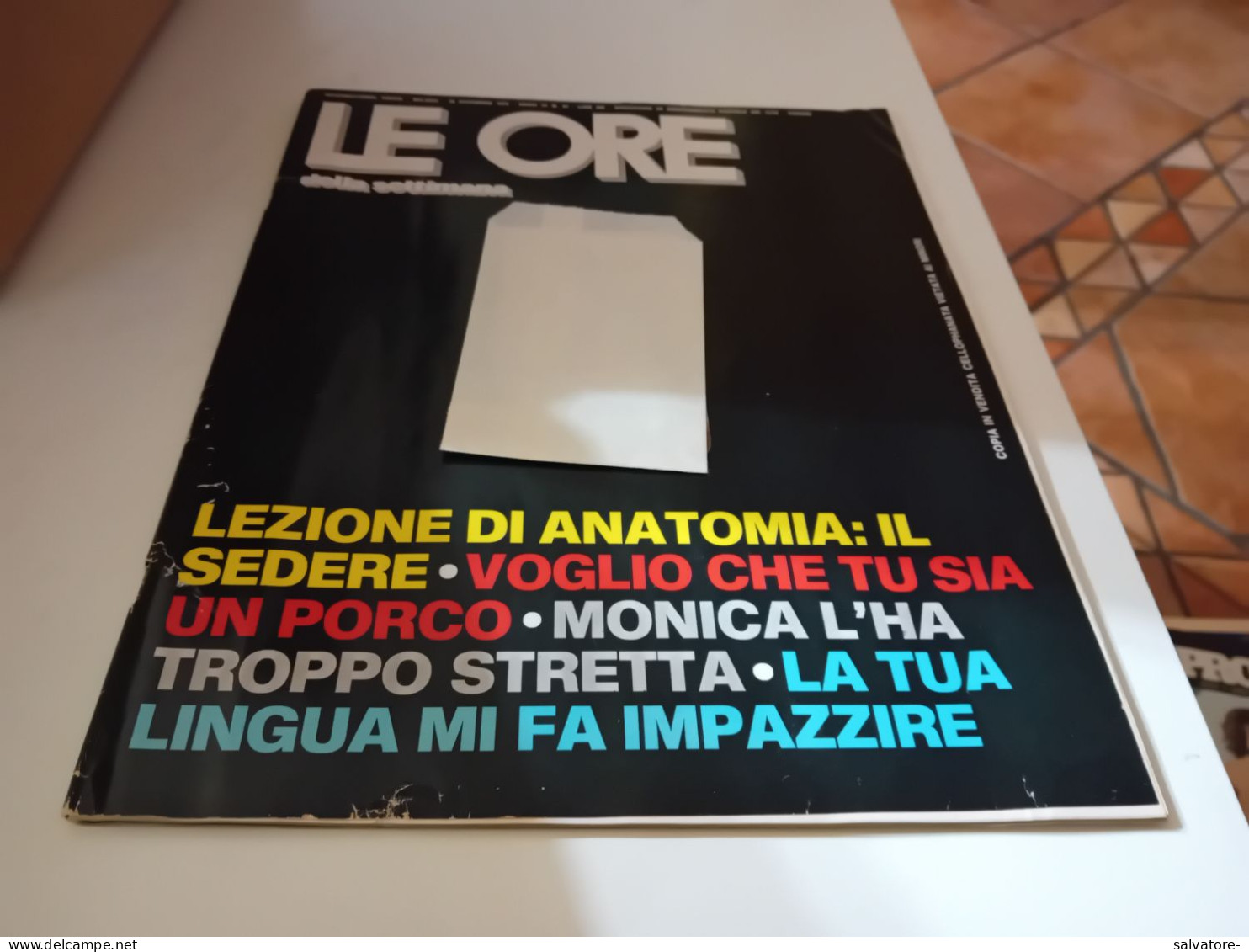 RIVISTA SEX LE ORE DELLA SETTIMANA- 18 DICEMBRE 1972 - Film